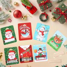 Christmas Money Holder For Cash Money Card With Plastic Cover Christmas Tree Cash Holder - Style a - View 4