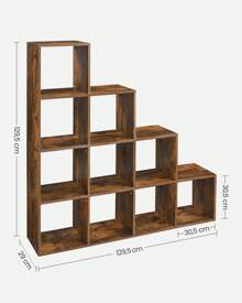 VASAGLE Storage Rack - Brown - View 5