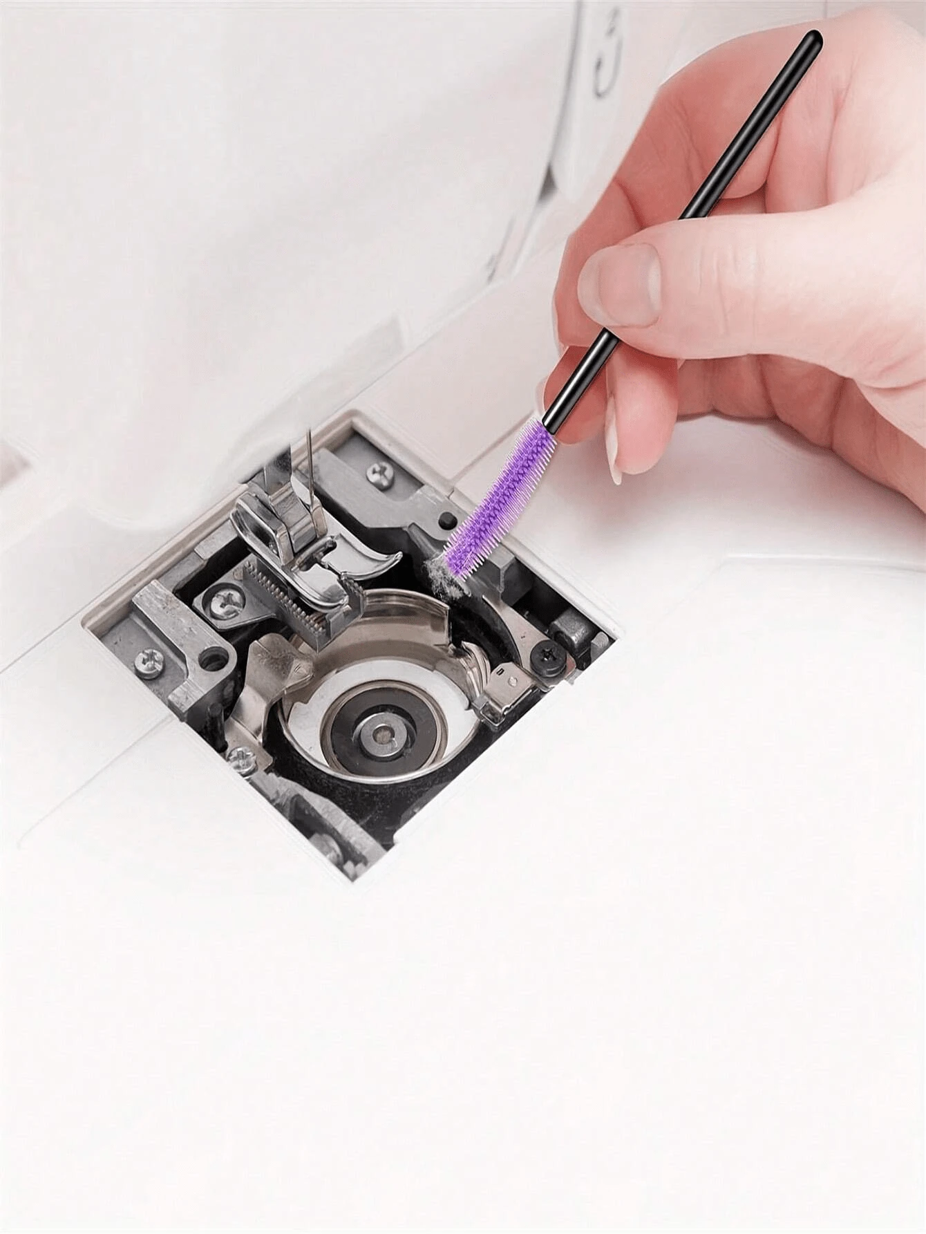 20Pack Silicone Sewing Machine Cleaning Brushes, Reusable Detail Gap