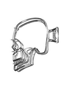 2 件/1 件独特创意万圣节深色金属骷髅发爪夹，街头朋克风格发夹，高端别致发夹发饰，适合秋冬、万圣节、感恩节、圣诞节、新年、情人节礼物秋季发夹适合度假装女士 - 彩色 - 查看 11