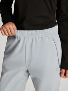 TECTOP Women's Waterproof Warm Hiking Pants Fall And Winter Season Windproof Two Zipper Pockets Outdoor Camping - Grey - View 6