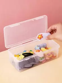 1个透明发饰收纳盒，可收纳发圈、发夹、首饰夹等，也可作为女孩发饰弹力带小盒、节日礼物收纳盒、房间装饰、化妆包、梳妆台、化妆包、收纳盒、化妆品收纳盒、化妆包、化妆品收纳盒、化妆包、洗漱包、桌面收纳盒、化妆包、化妆袋、化妆品收纳盒、化妆袋、首饰盒、化妆刷架、化妆刷架、香水收纳盒、化妆包、女士礼物、圣诞礼物、女士礼物创意、房间装饰 - 無色 - 查看 7