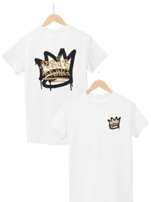 Jesus Is King Unisex Yeshua Jesus Christian Conference  T-Shirt 100% Cotton Gospel - 白色 - 查看 1