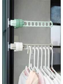 Khung cửa sổ không đục lỗ, Giá phơi đồ, Bệ cửa sổ, Làm mát quần áo ban công, Cửa sổ treo ngoài trời, Làm khô quần áo di động Cửa sổ bay du lịch - Nhiều màu - Xem 4