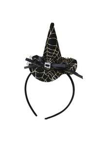 Kit 5 Witch Costume Tiara Halloween Party Costume Tiara Witch Hat Halloween Parties - 什錦 - 查看 3