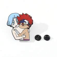 1pc Infinite Skateboard Brooch Two Dimensional Anime Accessories, Enamel Metal Badge- Durable Alloy Humor Pin - One-Of-A-Kind Fashion Accessory For Unforgettable Style - Multicolor - View 5