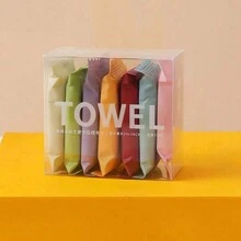 Portable Disposable Compressed Towel, Outdoor Wet Wipe Candy Towel, Compressed Small Handkerchief [Suitable For Travel, Outdoor, Camping Use] - Multicolor - View 10