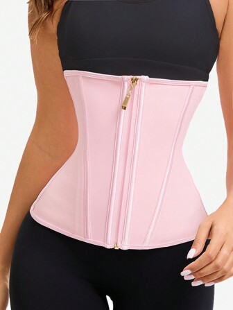 1 件腰部训练带拉链紧身胸衣高压缩塑身衣女士塑身衣收腹束腹带