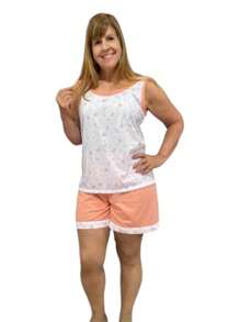 Judoka Pajamas T-Shirt Women's Adult Mesh - trái cam - Xem 1