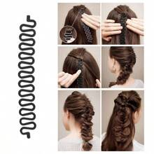 Hair Styling Tool Set With Bun Maker, Hair Pins, Hair Clips, And Hair Ties