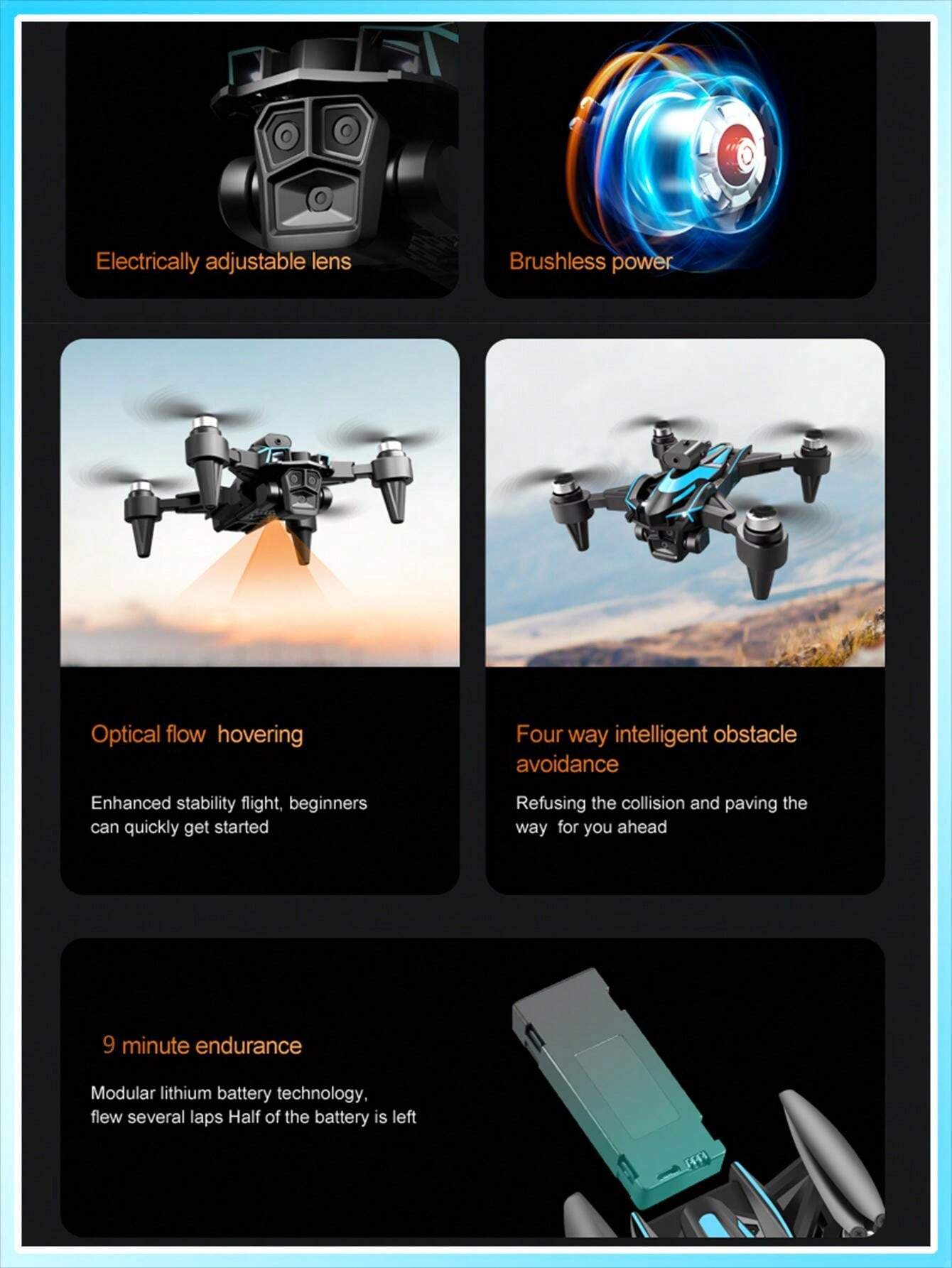 The K12 Remote Control Drone Is Equipped With HighDefinition Triple