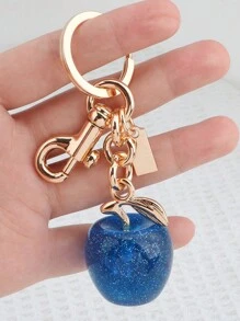 1 Piece Of Oversized Apple Keychain Pendant - Bag Charm Pendant - A Good Choice As A Halloween And Christmas Holiday Gift - Oversized Cherry Pendant - Fashionable Apple Pendant Accessories Ladies Bag Car Accessories School