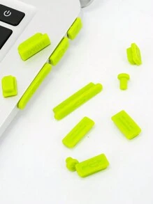 16pcs Set Of Silicone Dust Plugs Compatible With Apple Laptops