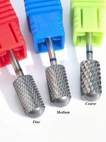 NotNoot 1pc Nail Drill Bits File Nail Electric Drill Machine Manicure Pedicure Drills Accessory Acrylic Nail Tools Smooth Head