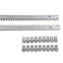 HaroldDol 6X 1000mm Steel Gate Tooth Toothed Rack Gate Track Gear Rack Sliding Gate Opener The Best Gift/Present For Family&Friends Happy Christmas - Silver - View 1