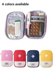 1 túi y tế di động, túi đựng thuốc du lịch, túi cứu hộ sinh tồn & túi y tế khẩn cấp, bộ sơ cứu ngoài trời nhỏ gọn - hộp đựng thuốc di động và túi đựng thuốc cho cắm trại và trường hợp khẩn cấp, túi đựng thuốc sơ cứu mang theo, hộp đựng thuốc di động, bộ dụng cụ khẩn cấp & hộp đựng thuốc cho văn phòng du lịch tại nhà, túi đựng thuốc khẩn cấp xách tay du lịch túi đựng bộ dụng cụ khẩn cấp - Nhiều màu - Xem 6