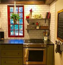 L-Shaped Bracket 20cm Industrial Style Shelf Support In Semi-Gloss Black 2 Pieces - màu đen - Xem 9