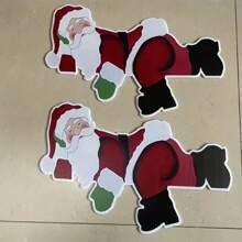 Weihnachts-Wand-Deko Weihnachtsmann, Heimdekoration