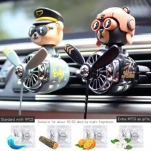 Đầu lắc phi công gấu cánh quạt quay Máy làm mát không khí ô tô Máy bay vui nhộn dễ thương lắc phim hoạt hình kẹp thông gió nước hoa máy bay máy bay ô tô điều hòa không khí cửa thoát khí máy khuếch tán hương thơm bảng điều khiển hương liệu đồ trang trí quạt phụ kiện nội thất đồ trang trí hương vị tươi mới mùi hương đại dương nước hoa mùi hương hương thơm cho nam giới - mặt phẳng đầu lắc nhỏ - Xem 14