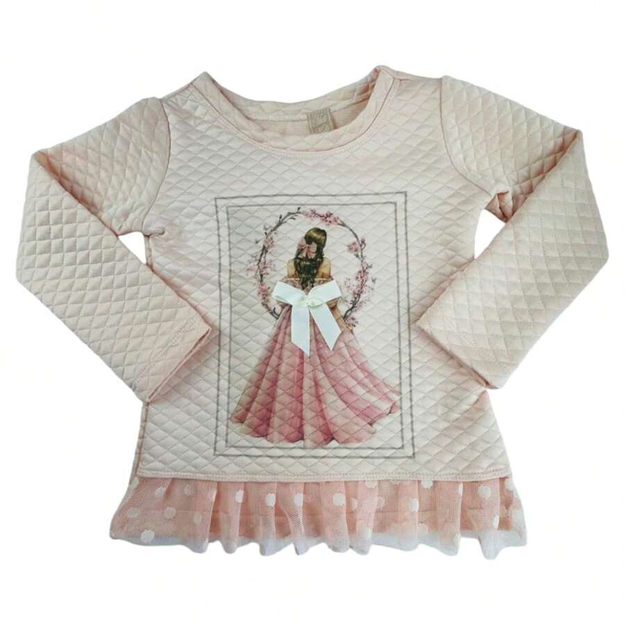 Young Girls Blouses - Màu hồng gỉ - Xem 1