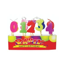 Mini Candle Set 0 - 9 Assorted Parties - 豐富多彩的 - 查看 2