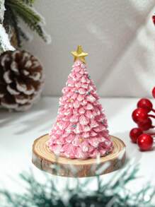 1pc Resin Christmas Tree Decor Ornament, Home Decoration For Christmas Holiday,Christmas
