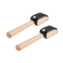 Bằng gỗ Giày khiêu vũ Chải Giày dép Người dọn dẹp Chải Da lộn Đế Dây điện Giày dép Gỗ Bàn chải làm sạch Chất liệu - màu nâu - Xem 2