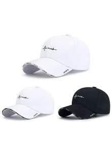 Unisex Casual Letter Embroidered Baseball Cap, Adjustable Retro Snapback Hat, Couple Style For Spring/Summer - Adjustable - View 10