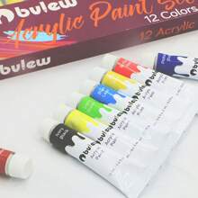 BVIEW 12pcs Mixed Color Acrylic Paint - Multicolor - View 3