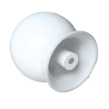 Kit Of 5 Furniture Handles For Drawer Cabinet Large Ball - trắng - Xem 3