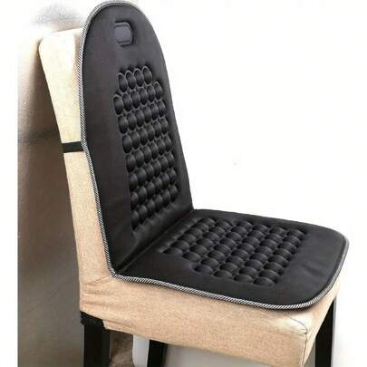 2PCS Car Seat Cushions Orthopaedic Car Seat Cushion Cover Back Support Front Seat Cover Universal Car Seat Protectors Car Back Seat Cushion Automotive Accessories Interior(Black)