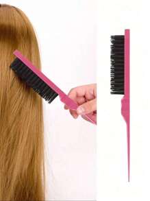 4PCS/Set Watering Can Hair Styling Comb Set Styling Comb Set,3Pcs Hair Styling Comb Set Teasing Hair Brush Rat Tail Comb Edge Brush For Edge & Back Brushing, Combing, Slicking Hair For Wo,Hair Brush,Comb,Hair Tools,Hair Products And Accessories For Barber Salon Beauty Travel Essentials