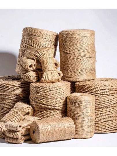 6/8/10mmhemp Rope Binding Rope Suitable For Gardening Decoration Pet Toy Decoration Holiday Decoration Items Decoration