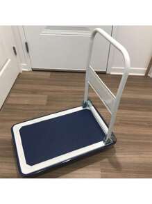 Folding Platform Truck Hand Flatbed Push Dolly Cart Folding Heavy Duty Rolling Cart With 4 Wheels Outdoor Decor