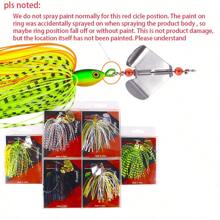 HENGJIA 1pc 13.5cm 20g Spinner Bait Fishing Lure Pinwheel Blade Chatter Bait Dancer Buzzbait 3/0 Fishing Hook For Bass Pike - Multicolor - View 3