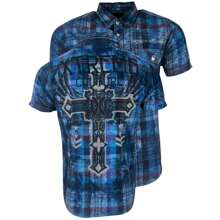 Xtreme Couture Men's Button Down Shirt Faith & Trust - Nhiều màu - Xem 1