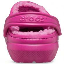 Crocs Classic Lined 203591-6SV Clog Men 12 Pink Fuchsia Fun Comfort Casual Shoes - Hồng - Xem 5