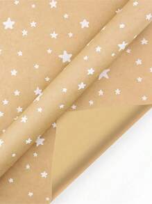 3M 300cm*43cm Natural Kraft Paper Vintage Christmas Tree Gift Wrapping Paper, DIY Gift Decoration,Christmas Valentine Day