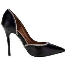 Vizzano Women's Pointed Toe Rhinestone Pumps - màu đen - Xem 3