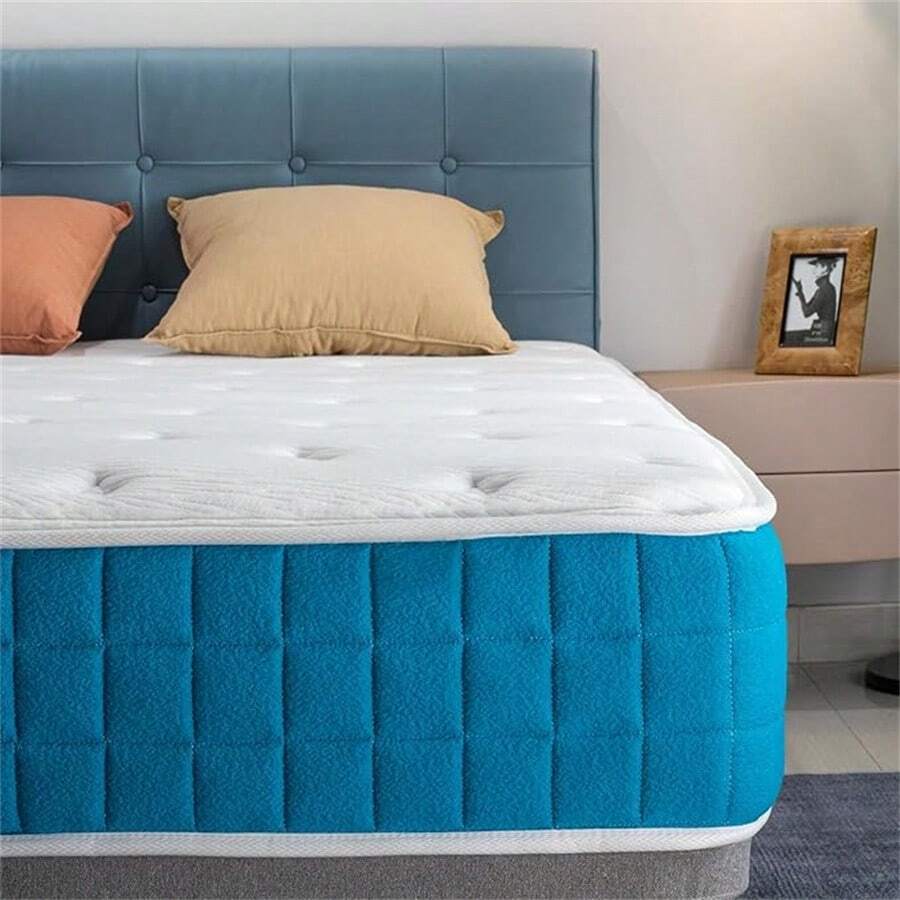 10 Inch King Hybrid Mattress Bed In A Box, Medium Firm Gel Memory Foam