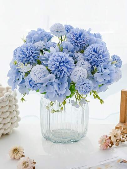 1PC/2PCS/3PCS/30PCS Decoração de Outono Rosas Artificiais Buquês de Flores Bola de Seda Crisântemo Peônia Plantas Falsas Presentes de Dia dos Namorados Decorações para Festas de Aniversário Cestas de Flores de Casamento Noiva Segurando Flores Móveis para Casa Salas de Jantar Quartos Peitoris de Janela Vasos para Decorações Decorações de Ano Novo Jardins ao Ar Livre Início da Temporada Escolar