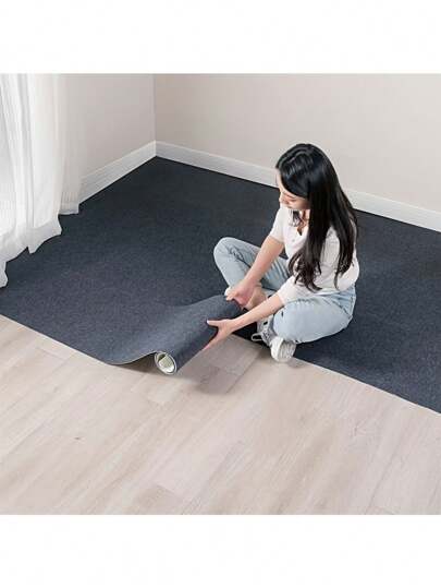 半卷自粘地毯，复古3D纹理防滑无纺布地垫，加厚SXP自粘地毯，自粘隔热可剥离地毯，适用于玄关、客厅、餐厅、门廊和家居装饰，家居装饰贴纸，卧室装饰，房间装饰，房间装饰用品，家居装饰，庭院装饰，家居装饰品，15.7*39.37/78.7/118.11英寸