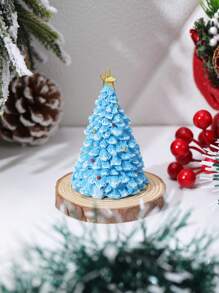 1pc Resin Christmas Tree Decor Ornament, Home Decoration For Christmas Holiday,Christmas