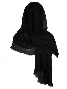 1 件复古海盗围巾中世纪兜帽斗篷万圣节角色扮演中世纪中肩斗篷 - A - 查看 8