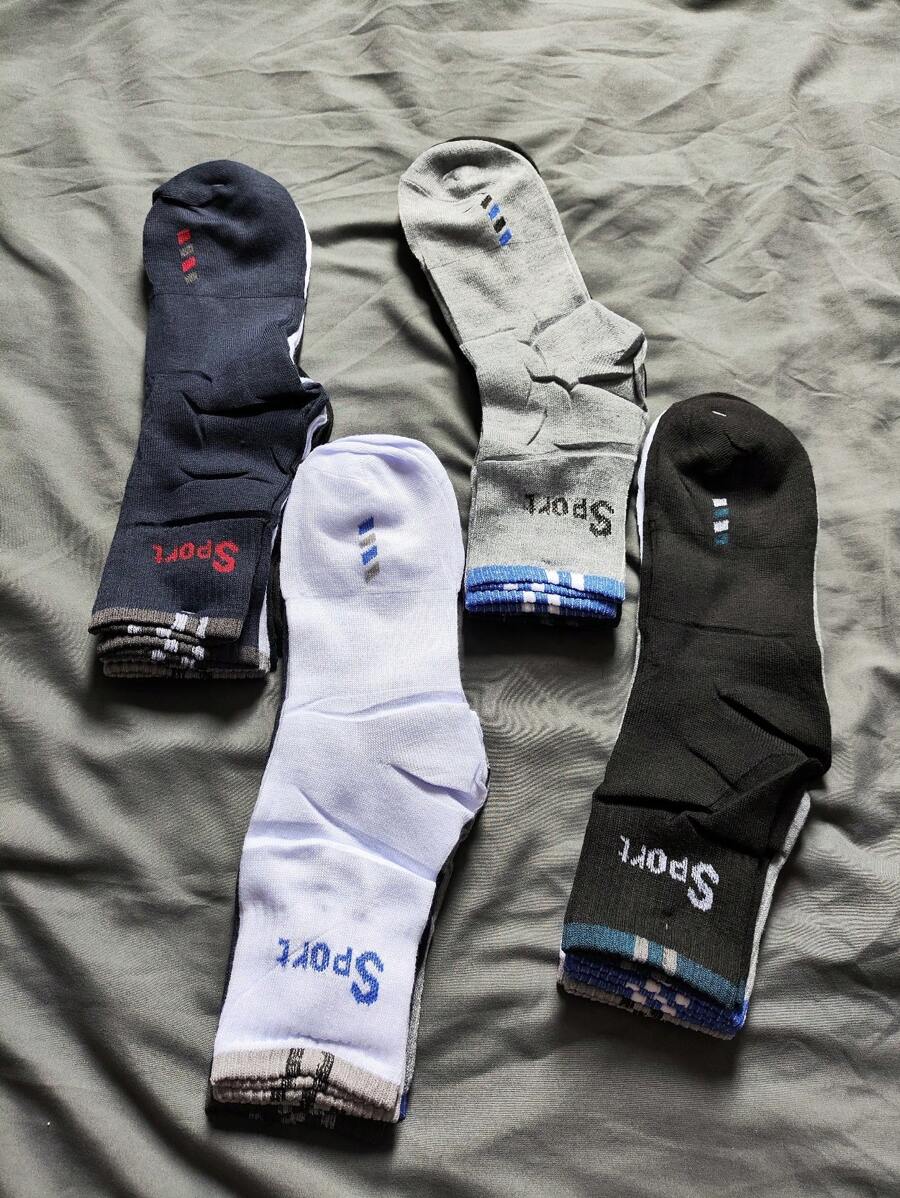 kit 12 par meia masculina bom qualidade ótimo cano longas