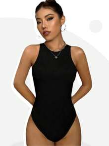Women Unitards - Red - View 7