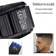 Afeitadora recargable inalámbrica Kemei para hombres, con doble hoja, afeitadora recíproca para barba, cuidado facial, multifunción, recortadora potente KM-1102 USB