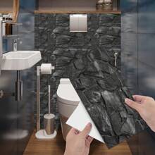 6 pezzi Adesivi per piastrelle da cucina e bagno con effetto marmo - Impermeabili, resistenti agli oli, autoadesivi - Facile da applicare, durevoli, disponibili in vari colori