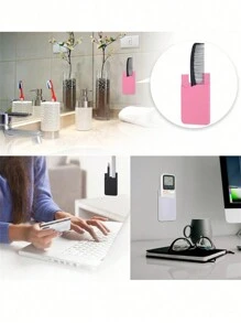 CALINNL 1pc Phone Wallet Stick On Phone For Phone Back 1/2 Pocket Silicone Adhesive Card Cell Phone Sleeves Cell Phone Wallet Silicone Adhesive Phone Stick On Wallet For Phone Case Phone Pocket For Most Phones Phone Suction Card Cover Card Holder Wallet Business Card Holder Credit Card Holder Women For Women For Men Card Wallet Magsafe Wallet