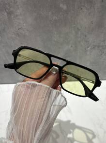 一副女士波西米亚风复古飞行员时尚眼镜，适合度假和日常佩戴，沙滩配饰，女士眼镜太阳镜基础款，秋冬季女士服装商务休闲礼物，撞色波西米亚风度假氛围，适合夏季海滩度假、户外活动和旅行 - 彩色 - 查看 19